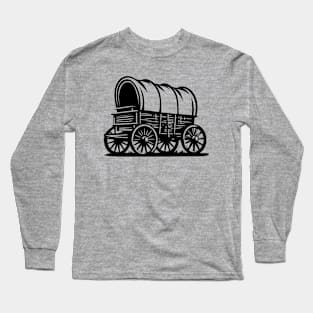 Pioneer Covered Wagon Long Sleeve T-Shirt